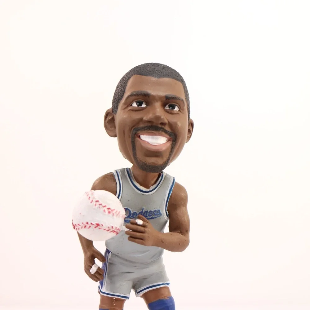 Los Angeles Dodgers Magic Johnson Bobblehead Open Box 2014 Promotional Schedule